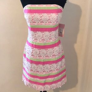 Lilly Pulitzer Strapless Dress Size 6 BRAND NEW